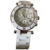 Guess white ceramic watch