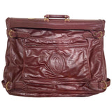 Cartier burgundy leather bag
