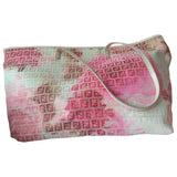 Fendi roll bag  white cloth handbag