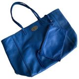 Mulberry blue leather handbag