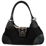 Prada black cloth handbag