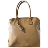 Prada beige leather handbag