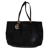 Guess black leather handbag