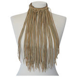By Malene Birger camel leather necklaces
