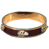 Alexander Mcqueen brown metal bracelets