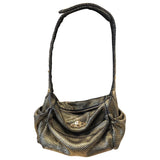 Vivienne Westwood gold glitter handbag