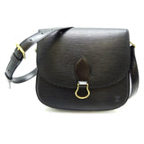 Louis Vuitton saint cloud vintage black leather handbag