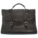 Chrome Hearts black leather bag