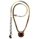 Dior gold metal necklaces