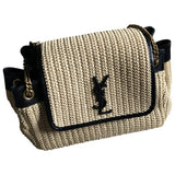 Saint Laurent nolita black wicker handbag