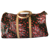 Louis Vuitton keepall multicolour cloth travel bag