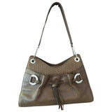 Lancel brown leather handbag