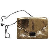 Loeffler Randall gold leather handbag