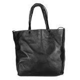 Max Mara black leather handbag