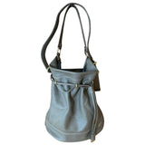 Lancel grey leather handbag