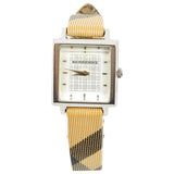 Burberry silver steel watch