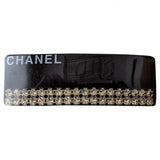 Chanel black ceramic hair accessories