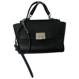 Michael Kors black leather handbag