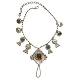 Jean Paul Gaultier silver metal necklaces