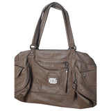 Calvin Klein beige leather handbag