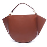 Wandler hortensia brown leather handbag