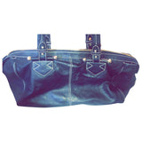 Lancel black leather handbag