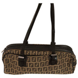 Fendi brown cloth handbag