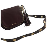 Michael Kors burgundy leather handbag