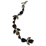 Oscar De La Renta blue crystal necklaces