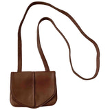 Jil Sander brown leather handbag