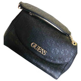 Guess black leather handbag