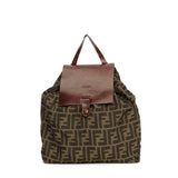 Fendi brown cloth backpacks