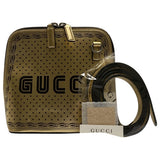 Gucci guccy minibag gold leather handbag