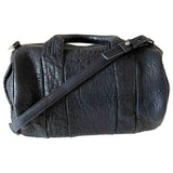 Alexander Wang rocco navy leather handbag