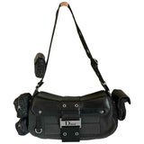 Dior columbus black cotton handbag