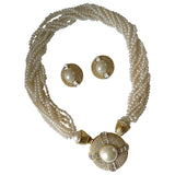 Oscar De La Renta gold gold plated jewellery sets