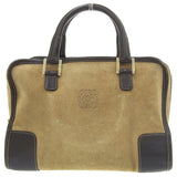 Loewe amazona beige suede handbag