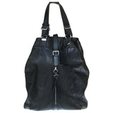 Neil Barrett black leather handbag