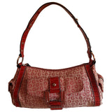 Guess red cotton handbag