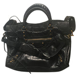 Balenciaga city black leather handbag