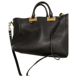 Sophie Hulme black leather handbag