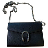 Gucci dionysus black leather handbag