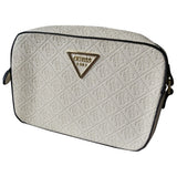 Guess white leather handbag