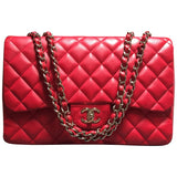 Chanel timeless/classique pink leather handbag