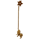 Christian Dior gold metal earrings