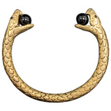 Yves Saint Laurent gold metal bracelets