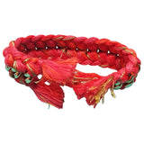 Aurelie Bidermann do brasil orange metal bracelets