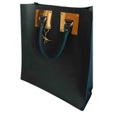 Sophie Hulme blue leather handbag