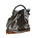 Philipp Plein grey leather handbag