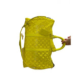 Louis Vuitton keepall yellow cloth bag